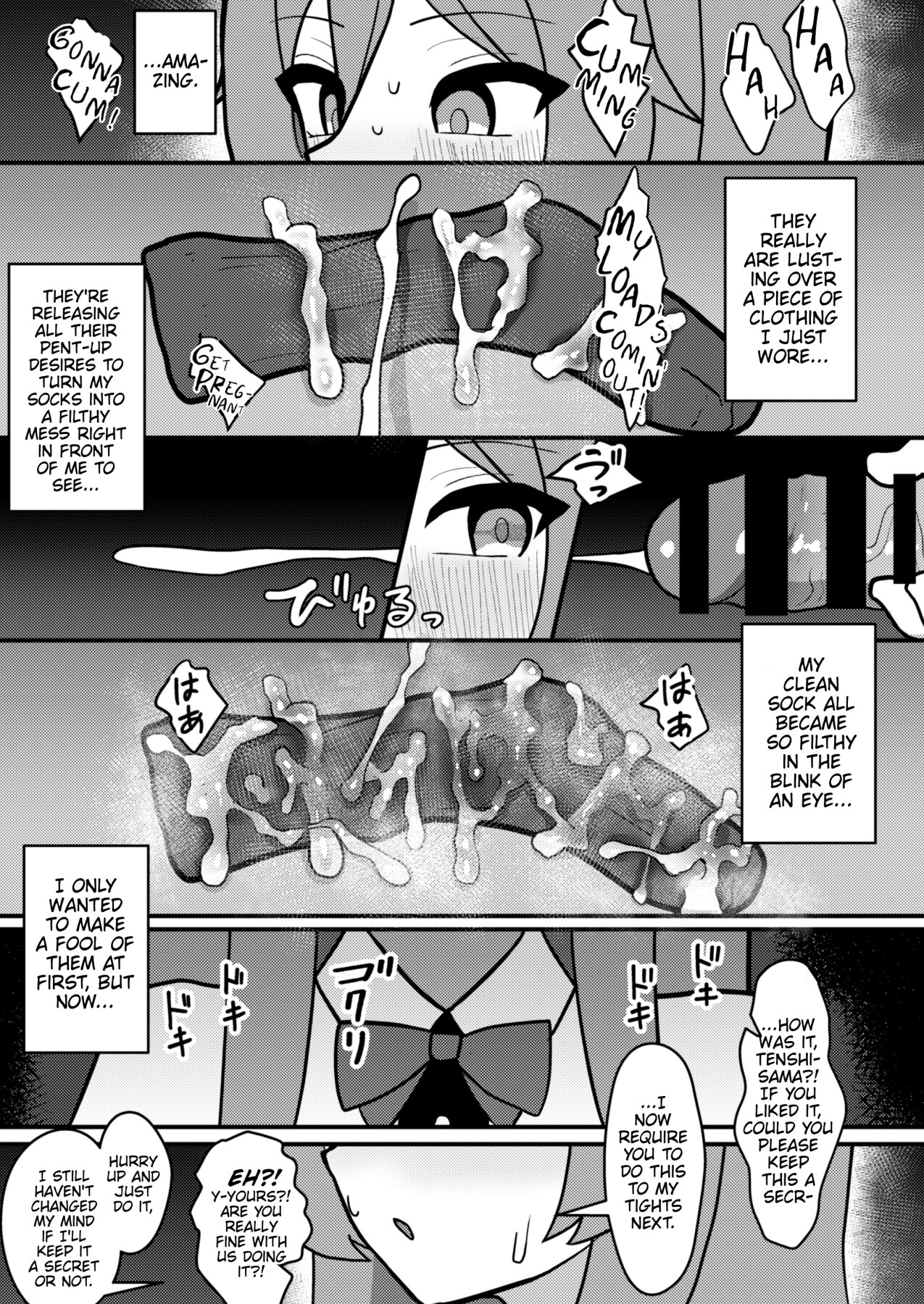 Hentai Manga Comic-Tenshi-chan Really Loves Semen Play-Read-5